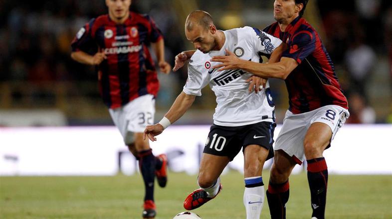 Wesley Sneijder Gyorgy Garics Federico Casarini