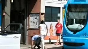 Voznica in voznik tramvaja