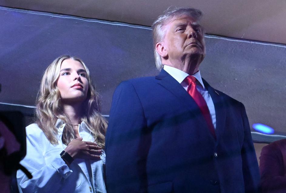 Donald Trump na NBA tekmi