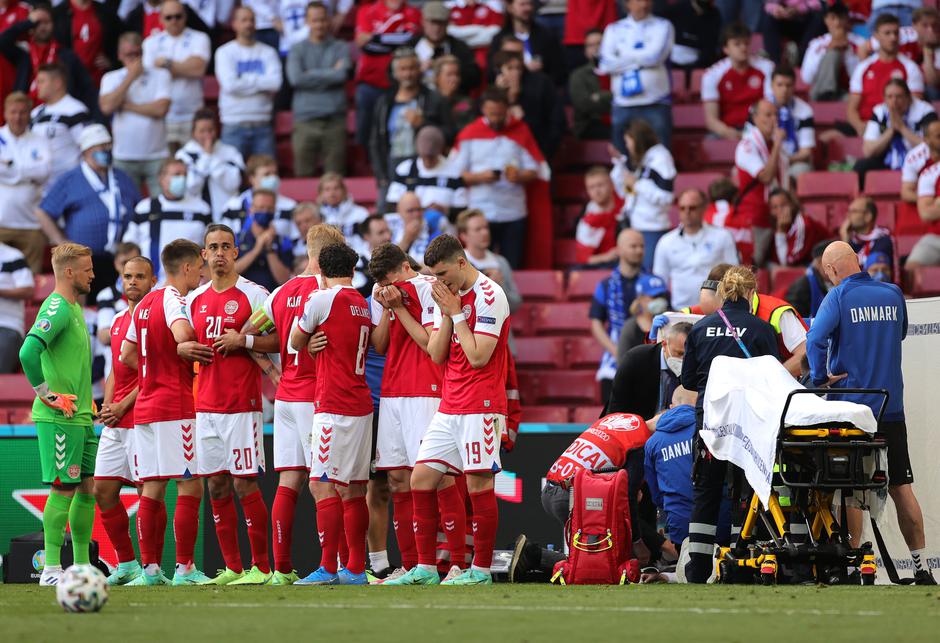 Christian Eriksen Danska Finska Euro 2020 | Avtor: Epa