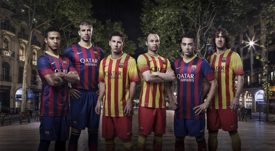 Messi Xavi Barcelona novi dres Katalonija majica Španija Nike predstavitev