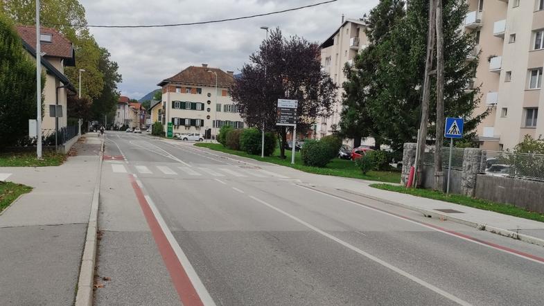 Radovljica, prehod za pešce, prometna nesreča