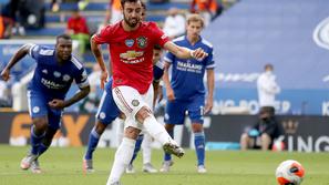 Bruno Fernandes Leicester Man Utd