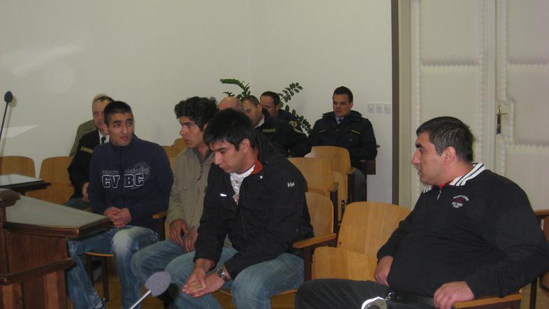 Z desne proti levi: Maks Kovačič, Vinko Kovačič, Jasmin Hudorovič in Danijel Bra