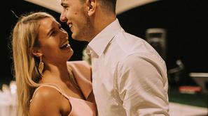 Luka Dončić in Anamarija Goltes