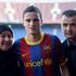 Ibrahim Afellay z mamo Habibo in bratom Alijem