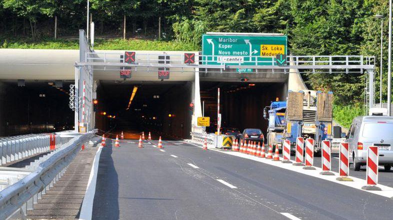 Predor je bil v letu in pol zaprt že šestkrat. (Foto: Anže Petkovšek)