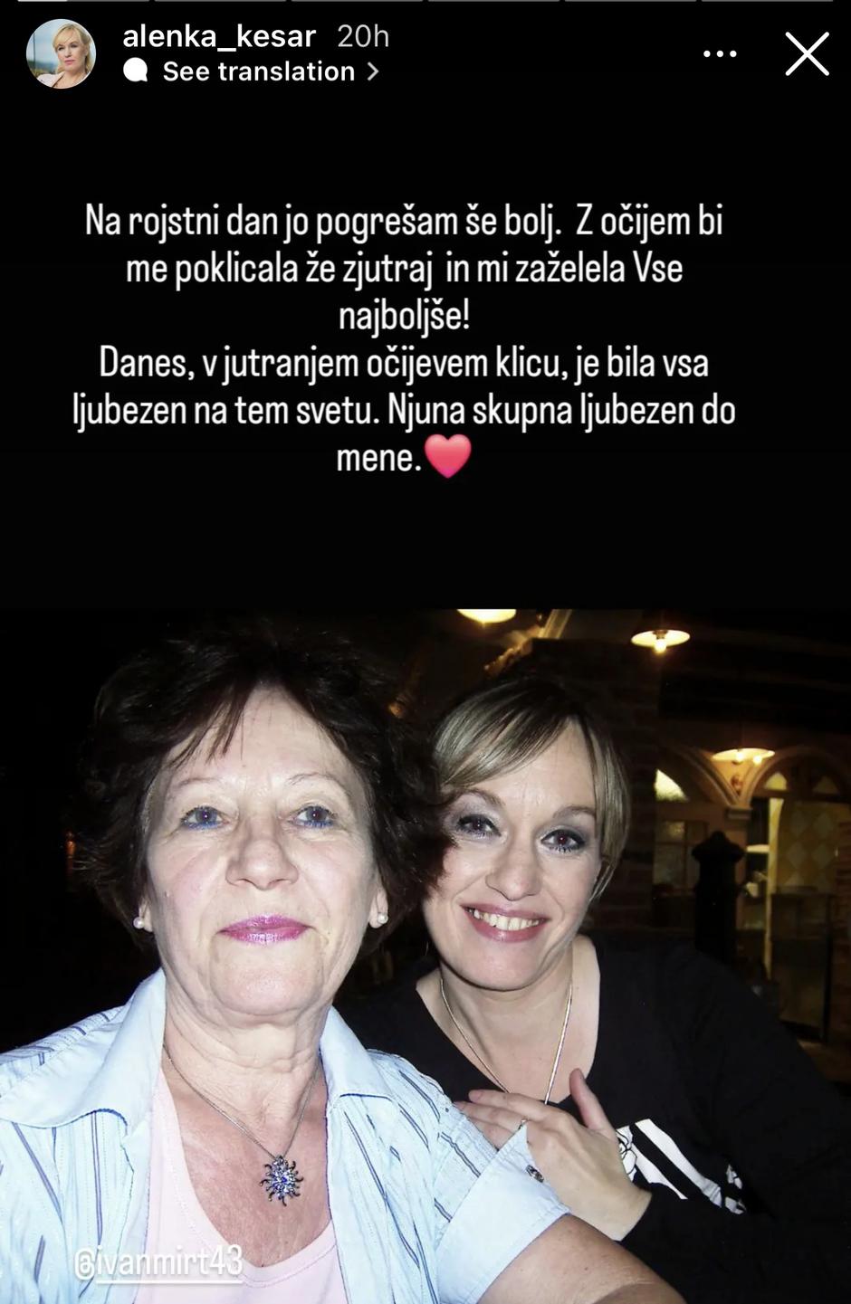 Alenka Kesar | Avtor: Instagram