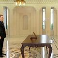 Nekdanji premier Rijad Hidžab in predsednik Bašar al Asad.