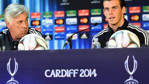 Ancelotti Bale evropski superpokal Cardiff Real Madrid Sevilla