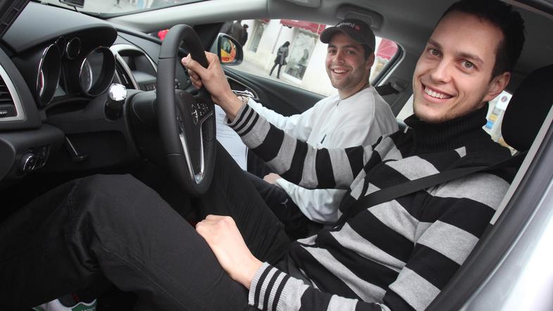 Matjaž Markič se je izkazal tudi za volanom. (Foto: Barbara Milavec)