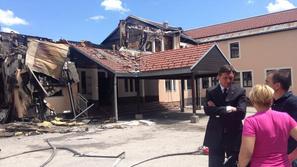 Osnovna šola stara Cerkev požar