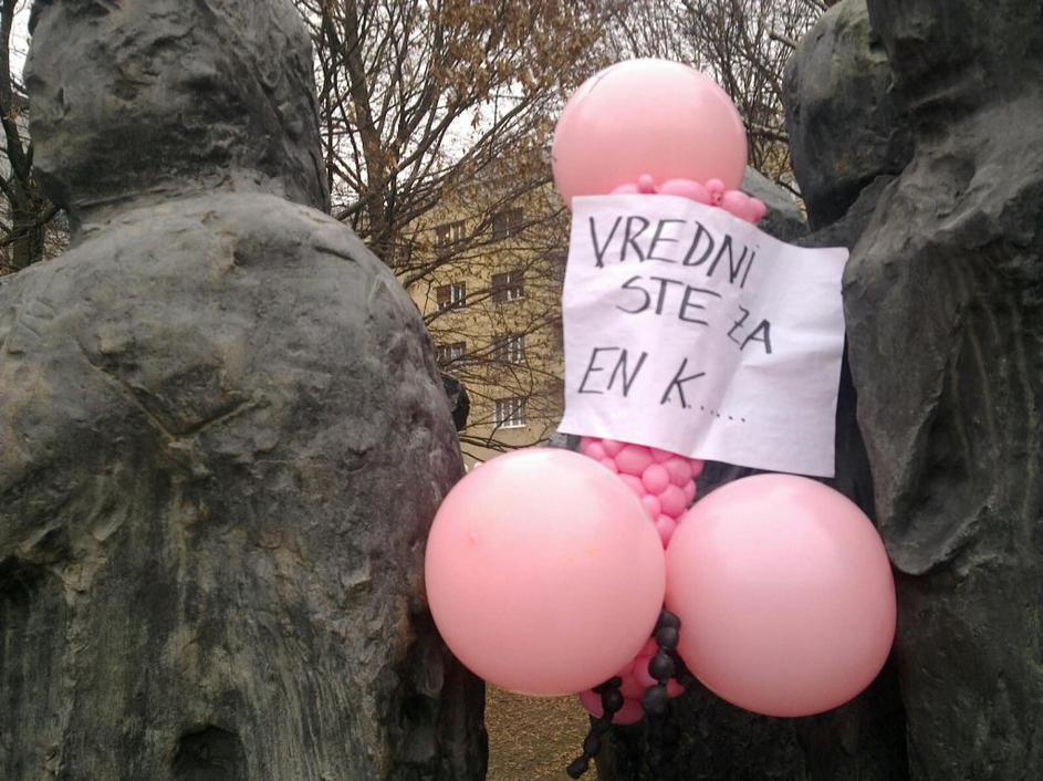 Dan potem v središču Ljubljane