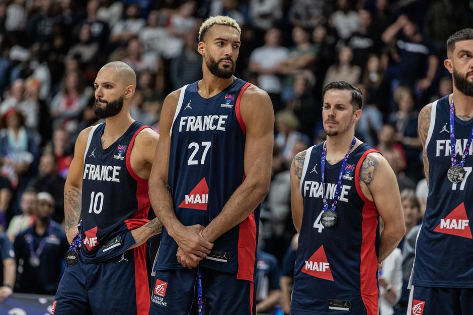 Evan Fournier in Rudy Gobert | Avtor: Profimedia