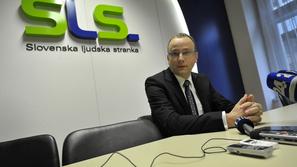 slovenija 26.11.12, Radovan Zerjav, SLS, predsednik stranke, izjava o odstopu iz