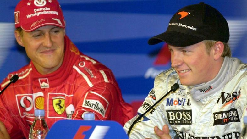 michael schumacher kimi raikkonen