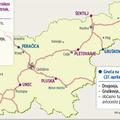 Odseki, na katerih bo med prazniki predvidoma prihajalo do zastojev.