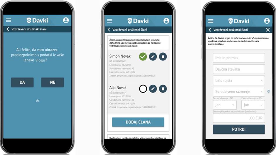 mobilni eDavki | Avtor: FURS
