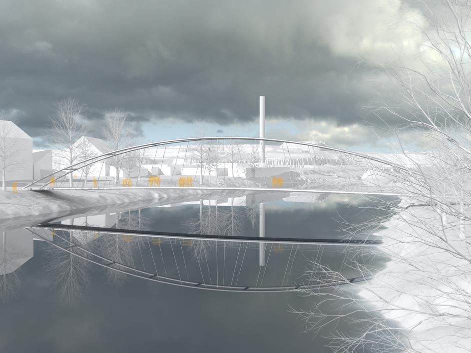 Brv čez reko Savo v Medvodah