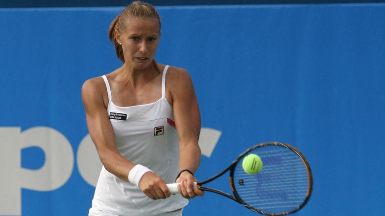 Polona Hercog v Kolumbiji ta teden igra zelo dobro. (Foto: Barbara Milavec)