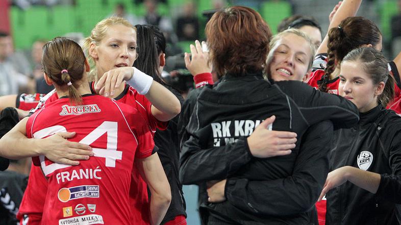 Krim Mercator Larvik liga prvakinj Stožice