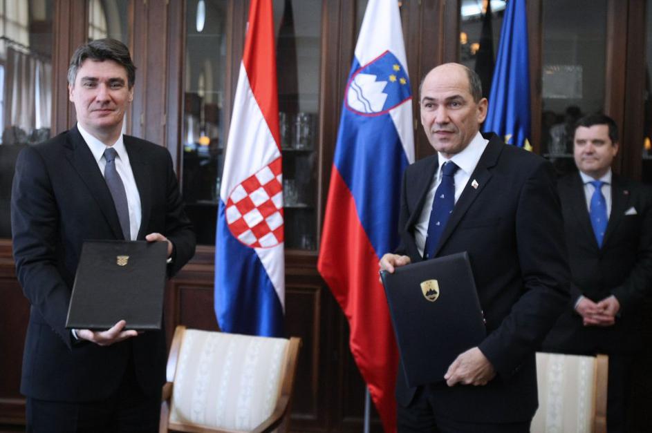 Zoran Milanović in Janez Janša