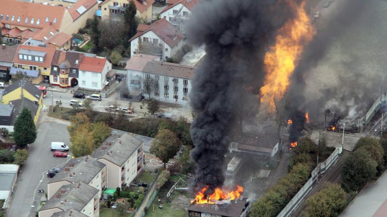 Eksplozija plina v Nemčiji