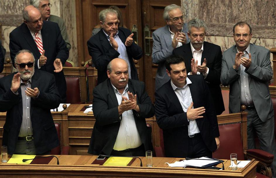 Zasedanje grškega parlamenta