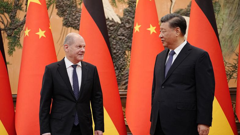 Olaf Scholz Xi Jinping