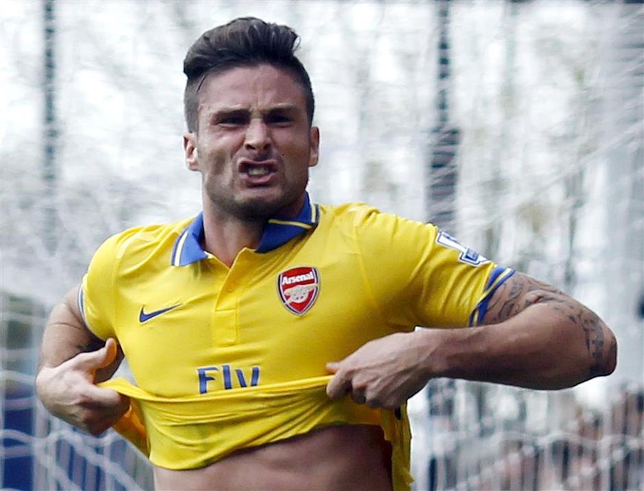 Giroud Crystal Palace Arsenal Premier League | Avtor: EPA