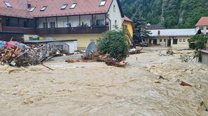 Črna na Koroškem poplave