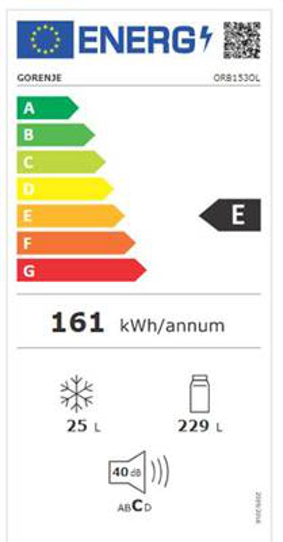 energijska nalepka, nova | Avtor: arhiv Gorenje