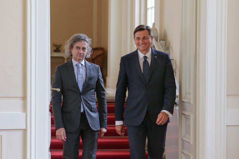 Robert Golob, Borut Pahor | Avtor: Saša Despot