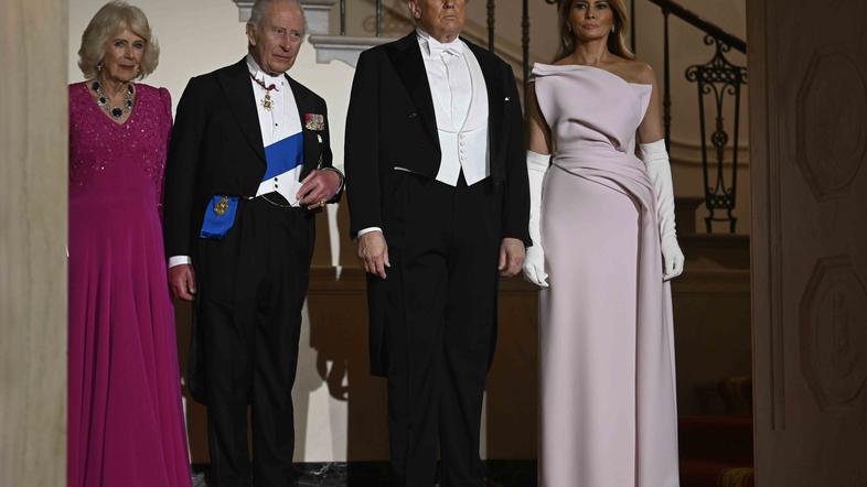 donald trump, melania trump, kralj karel