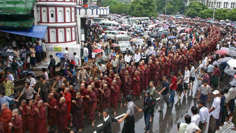 Protesti Mjanmar menihi nune AFP