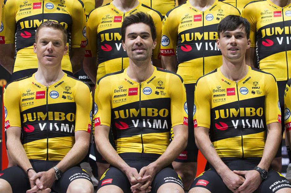 Steven Kruiswijk, Tom Dumoulin, Primož Roglič | Avtor: Epa