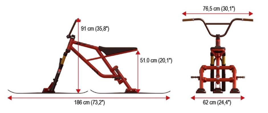 Hillstrike snowtrike | Avtor: Kickstarter