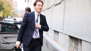 Slovenija 04.11.2013 Gregor Virant, sestanek ministra za notranje zadeve Viranta