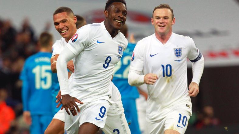 Rooney Welbeck Anglija Slovenija Wembley