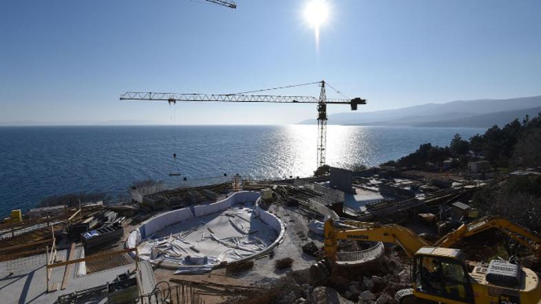 Gradbišče v Rabacu