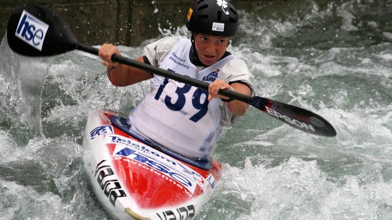 Eva Terčelj je bila v polfinalu najhitrejša, v finalu pa tretja za bron. (Foto: 