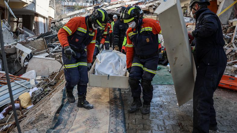 Turčija Antakya reševanje potres