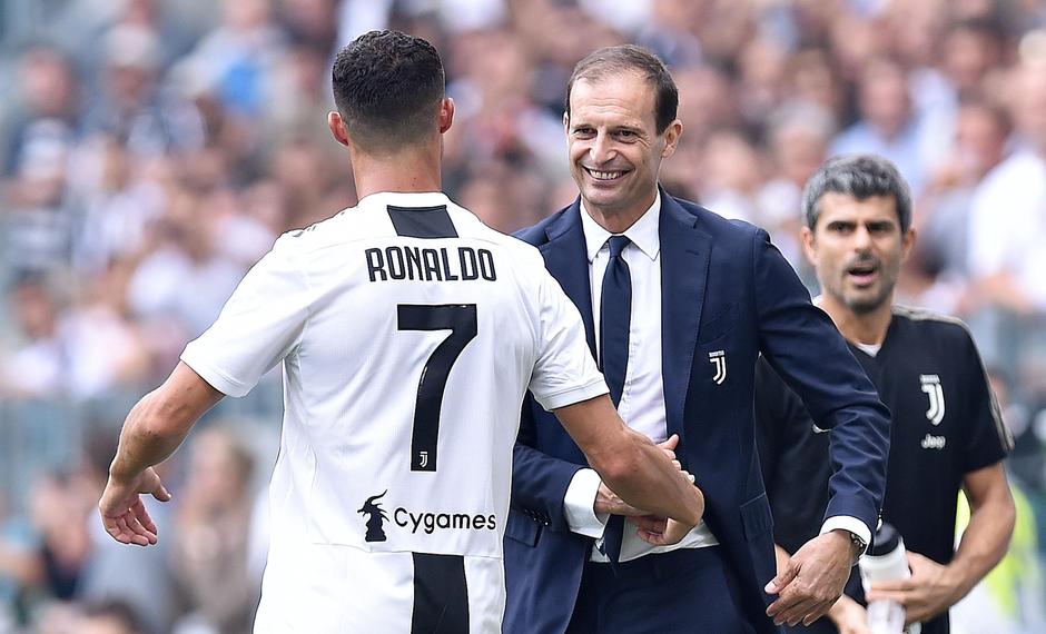 cristiano ronaldo massimiliano allegri | Avtor: Epa