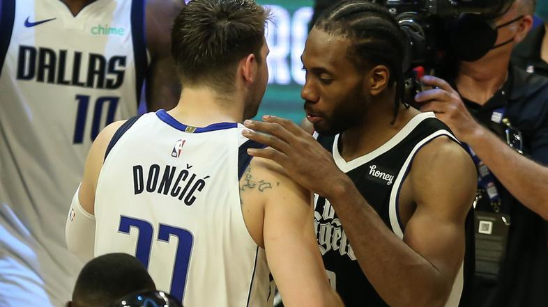 Luka Dončić in Kawhi Leonard