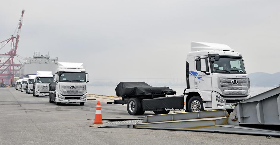 Hyundai FCEV tovornjak, gorivne celice