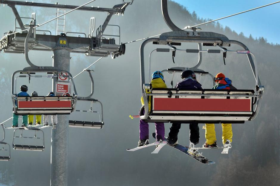 sedežnica vlečnica Kranjska Gora počitnice | Avtor: Anže Petkovšek