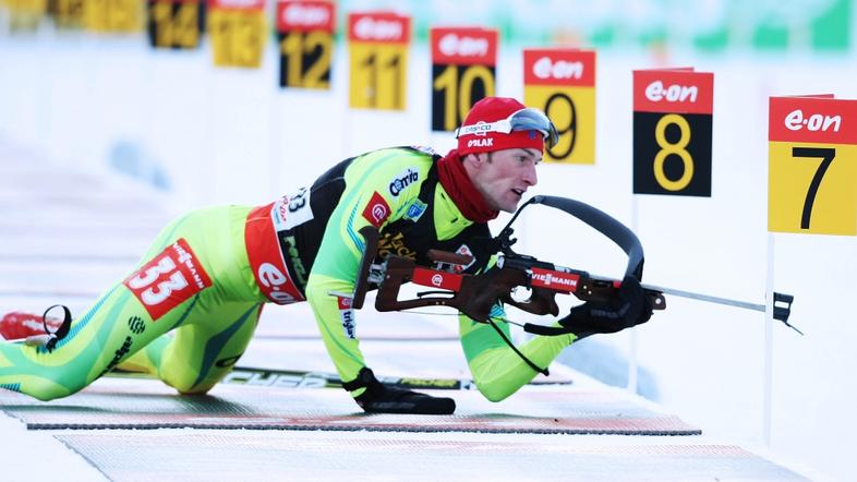 Sport 13.12.2012 Jakov Fak, biatlon, Pokljuka,  svetovni pokal, 10 km sprint, mo