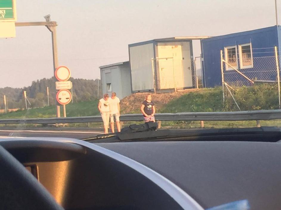 Ob zastoju na avtocesti