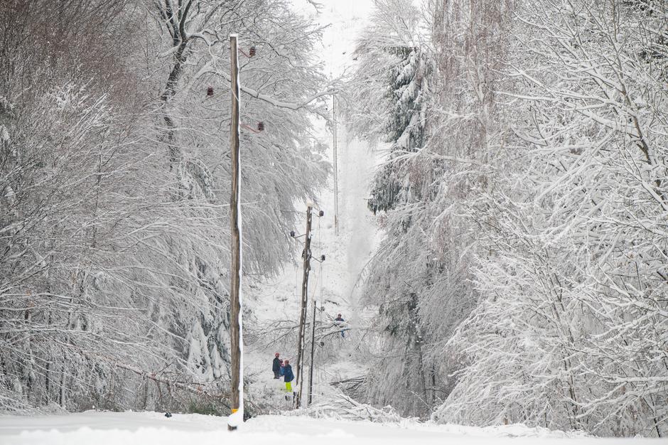 sneg elektro maribor električno omrežje | Avtor: Elektro Maribor
