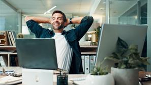 služba, delo, moški, pisarna